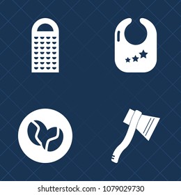 Premium set of fill vector icons. Such as blade, natural, shake, child, metal, cheese, steel, drink, healthy, toy, beverage, graphic, kid, play, sign, newborn, axe, childhood, handle, coffee, fun