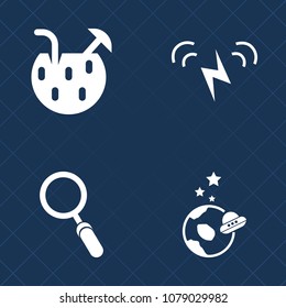 Premium set of fill vector icons. Such as sun, exploration, solar, internet, power, wind, web, sign, view, juice, tropical, bar, galaxy, battery, universe, cold, party, astronaut, alcohol, drink, lens