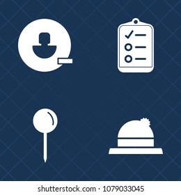 Premium set of fill vector icons. Such as mark, fashion, marker, people, avatar, document, object, sign, report, hat, style, place, remove, checklist, add, visor, person, pointer, navigation, clothing