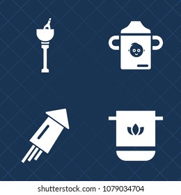 Premium set of fill vector icons. Such as domestic, texture, year, wine, dry, drink, cold, towel, new, celebrate, childhood, event, care, textile, beverage, light, festival, plastic, festive, milk