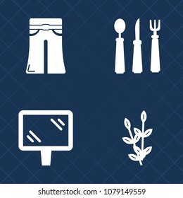 Premium set of fill vector icons. Such as woman, traffic, girl, young, dishware, meal, cutlery, farm, grain, street, road, banner, city, black, elegant, natural, element, elegance, poster, harvest