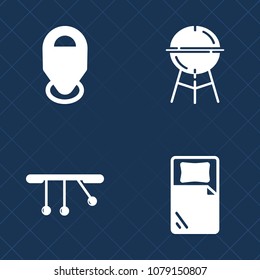 Premium set of fill vector icons. Such as gps, cooking, grilled, grill, point, pendulum, fire, double, hotel, web, food, hot, road, furniture, direction, meal, barbecue, bbq, pointer, time, collection