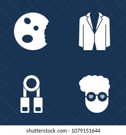 Premium set of fill vector icons. Such as office, person, cake, sign, lecture, graphic, fashion, sweet, modern, style, old, dessert, muffin, seminar, hipster, cafe, cupcake, people, chocolate, bread