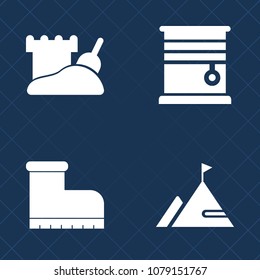 Premium set of fill vector icons. Such as decoration, light, graphic, vacation, brown, fashion, house, castle, adventure, sea, living, tower, white, interior, style, foot, curtain, wear, window, room
