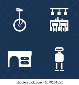 Premium set of fill vector icons. Such as top, notebook, alcohol, workplace, sign, business, note, science, retro, performance, machine, glass, keyboard, android, office, fun, clown, table, digital