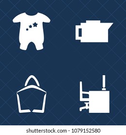 Premium set of fill vector icons. Such as business, space, store, kid, boy, computer, girl, cute, cafe, sale, , black, caffeine, food, espresso, work, beverage, fashion, garment, baby, closeup, hot