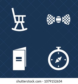 Premium set of fill vector icons. Such as web, book, travel, map, elegance, direction, document, cartography, north, modern, sit, south, clothing, elegant, men, retro, bow, fashion, business, chair