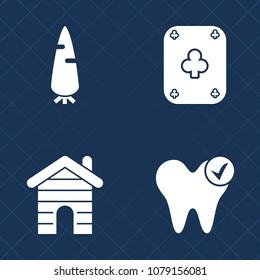 Premium set of fill vector icons. Such as architecture, office, dental, game, vegetable, hygiene, ingredient, vegetarian, white, fresh, home, poker, city, business, concept, care, gambling, gamble