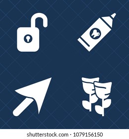 Premium set of fill vector icons. Such as blossom, hygiene, mouth, spring, dentist, sign, garden, click, key, brush, nature, technology, toothpaste, safe, protection, internet, toothbrush, pointer