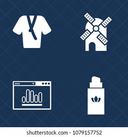 Premium set of fill vector icons. Such as internet, turbine, belt, technology, electric, data, mill, aroma, electricity, renewable, power, cosmetic, robe, environment, management, luxury, smell, spray