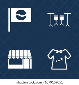 Premium set of fill vector icons. Such as buy, culture, architecture, market, graphic, sign, drum, clothes, asia, fuji, landmark, small, instrument, consumer, percussion, grocery, travel, baby, child