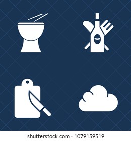 Premium set of fill vector icons. Such as piano, music, dinner, table, pour, metal, alcohol, wine, trumpet, internet, technology, web, utensil, sign, equipment, drink, liquid, merlot, musical, spoon