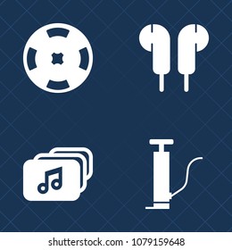 Premium set of fill vector icons. Such as game, money, sound, vegas, earphone, document, oil, music, fortune, power, diesel, gasoline, gas, text, web, win, station, petrol, internet, jackpot, pump