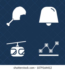 Premium set of fill vector icons. Such as railroad, chart, bird, electricity, transportation, cable, train, data, pillar, bar, chicken, stats, meat, button, farm, simple, diagram, bell, electric, food