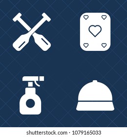 Premium set of fill vector icons. Such as farm, gamble, agriculture, water, poker, pesticide, plant, care, field, sport, hat, casino, card, black, sign, spring, kayak, travel, paddle, rowing, gambling