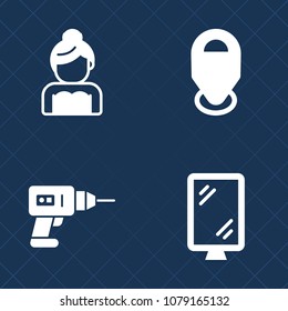 Premium set of fill vector icons. Such as equipment, pointer, banner, happy, people, construction, marker, metal, power, map, traffic, element, city, young, street, love, billboard, sign, location
