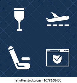 Premium set of fill vector icons. Such as trip, merlot, competitive, liquid, cricket, beverage, transport, lock, player, winery, pour, wineglass, website, restaurant, alcohol, background, wine, fly