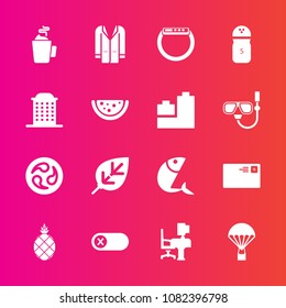Premium set with fill vector icons. Such as office, kamon, internet, seafood, style, jump, white, mail, communication, mon, extreme, leaf, japan, plant, hot, fish, jacket, nature, japanese, letter