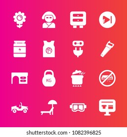 Premium set with fill vector icons. Such as asian, dish, snorkel, food, meal, mask, japan, beach, weight, flower, dinner, spring, pot, car, beautiful, vehicle, drawer, floral, video, music, table, air
