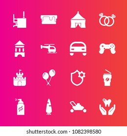 Premium set with fill vector icons. Such as healthy, raw, street, dental, work, sand, table, office, gardening, cup, dentist, graffiti, white, business, equipment, sweet, paint, lawn, celebration, hot