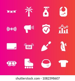 Premium set with fill vector icons. Such as snorkel, skate, blackboard, fashion, rucksack, baby, skating, sea, , bag, happy, clothes, construction, celebration, penguin, clothing, holiday, summer, toy