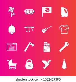 Premium set with fill vector icons. Such as water, sea, art, heavy, equipment, fashion, business, spanner, summer, japanese, bar, child, kilogram, nature, mask, analytics, blossom, dessert, spring