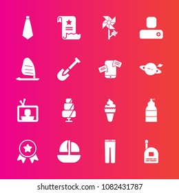Premium set with fill vector icons. Such as nature, blossom, screen, winner, person, boy, file, award, tie, ship, boat, fashion, technology, flower, business, sea, clothes, ocean, vessel, floral, ice