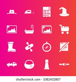 Premium set with fill vector icons. Such as chess, kayak, game, fashion, backpack, circus, rucksack, kayaking, river, picture, footwear, photo, dont, school, style, work, king, delivery, wash, frame