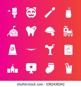 Premium set with fill vector icons. Such as kitty, street, medicine, road, animal, toilet, igloo, background, winter, accessory, public, juice, music, socks, computer, house, drink, traffic, arctic