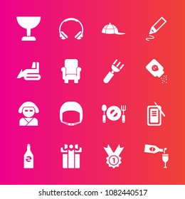 Premium set with fill vector icons. Such as kimono, suzuri, equipment, ink, alcohol, holiday, winner, helmet, gift, inkstone, spoon, search, drink, pen, worker, celebration, asian, knife, technology