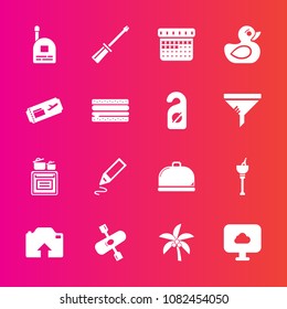 Premium set with fill vector icons. Such as kayak, tropical, toy, boy, fun, modern, ice, activity, cooking, oven, bucket, timetable, cloud, photo, construction, nature, upload, day, kayaking, alcohol