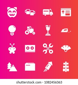 Premium set with fill vector icons. Such as traditional, music, health, information, nature, asian, document, business, gym, forest, tree, japanese, environment, festival, landscape, casette, beauty