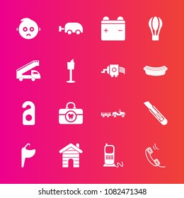 Premium set with fill vector icons. Such as air, bottle, water, health, real, building, parachute, carriage, hygiene, phone, child, sink, care, kid, cutter, privacy, estate, cute, bathroom, hot, brush