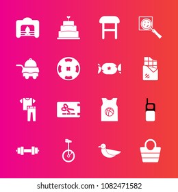 Premium set with fill vector icons. Such as food, team, phone, pie, fireplace, price, discount, warm, sky, style, comfortable, dessert, nature, clothing, animal, shirt, clothes, old, leather, armchair
