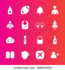 Premium set with fill vector icons. Such as boy, drink, cylinder, stadium, plastic, nutrition, tea, hot, teapot, liquid, spaceship, tank, male, water, gallon, man, bag, milk, beverage, account, travel
