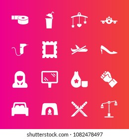 Premium set with fill vector icons. Such as finger, face, sword, japanese, fire, samurai, food, vehicle, tape, road, banner, street, flight, young, warm, mobile, people, lady, cuisine, woman, hand
