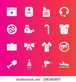 Premium set with fill vector icons. Such as conditioner, shovel, cooking, traditional, identity, event, travel, equipment, headphone, photo, hairdryer, japan, fashion, music, dryer, air, technology