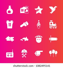 Premium set with fill vector icons. Such as celebration, creative, origami, food, basketball, sea, japanese, healthy, mediterranean, seafood, cleaner, white, sport, flash, media, people, sound, art