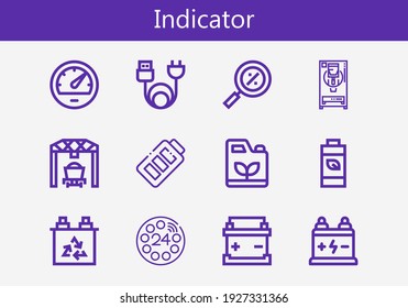 Premium set of indicator line icons. Simple indicator icon pack. Stroke vector illustration on a white background. Modern outline style icons collection of Freezer