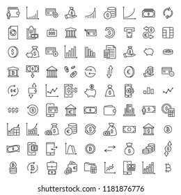 Premium set of investments line icons. Simple pictograms pack. Stroke vector illustration on a white background. Modern outline style icons collection. 