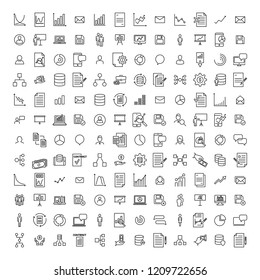 Premium set of leadership line icons. Simple pictograms pack. Stroke vector illustration on a white background. Modern outline style icons collection. 