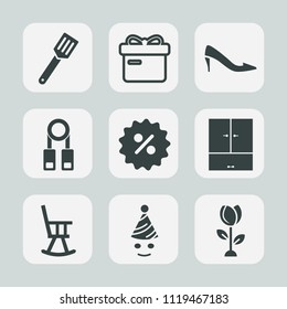 Premium set of outline, fill icons. Such as decoration, blossom, pot, spring, kitchen, price, sale, office, blue, white, person, christmas, party, box, high, cooking, flower, pan, present, food, water