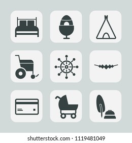 Premium set of outline, fill icons. Such as calligraphy, handicap, necklace, accessory, plastic, card, bedding, black, baby, money, child, tent, traditional, wheel, spring, banking, bedroom, egg, pram