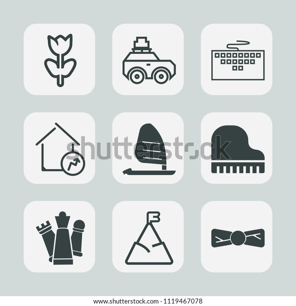 Premium set of outline, fill icons. Such as ocean,\
white, summer, blue, property, sky, travel, tie, house, luggage,\
technology, home, vacation, bag, pink, musical, surf, piano, work,\
spring, laptop