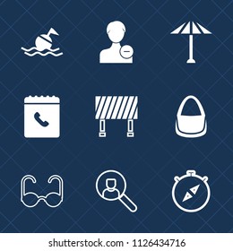 Premium set of outline, fill vector icons. Such as rescue, account, phone, safety, internet, east, sunglasses, book, fashion, sign, japanese, help, remove, life, pictogram, umbrella, street, japan