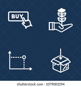 Premium set of outline vector icons. Such as agriculture, geometric, soil, gardening, green, now, upload, people, purchase, school, shop, spring, nature, tree, label, seedling, sale, garden, download