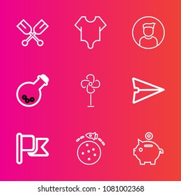 Premium set with outline vector icons. Such as medicine, communication, sport, river, model, cute, space, web, beauty, rocket, profile, bank, beautiful, money, ventilator, male, america, tool, fan