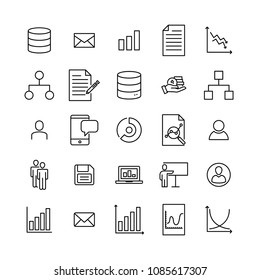 Premium set of teamwork line icons. Simple pictograms pack. Stroke vector illustration on a white background. Modern outline style icons collection. 