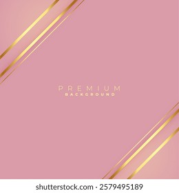 premium and shiny diagonal golden lines pastel background vector