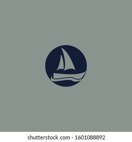 Premium Ship logo with modern concept. ship icon vector illustration